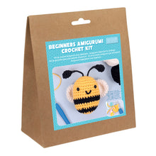 Load image into Gallery viewer, Crochet Kit - Beginners Amigarumi Bee - NEW