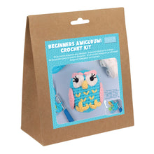 Load image into Gallery viewer, Crochet Kit - Beginners Amigarumi Owl - NEW