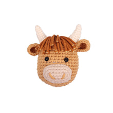 Load image into Gallery viewer, Crochet Kit - Beginners Amigarumi Highland Cow - NEW