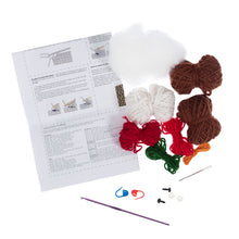 Load image into Gallery viewer, Crochet Kit - Christmas Amigarumi Robin &amp; Pud - NEW
