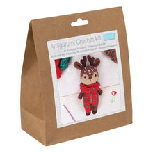 Load image into Gallery viewer, Crochet Kit - Christmas Amigarumi Reindeer - NEW