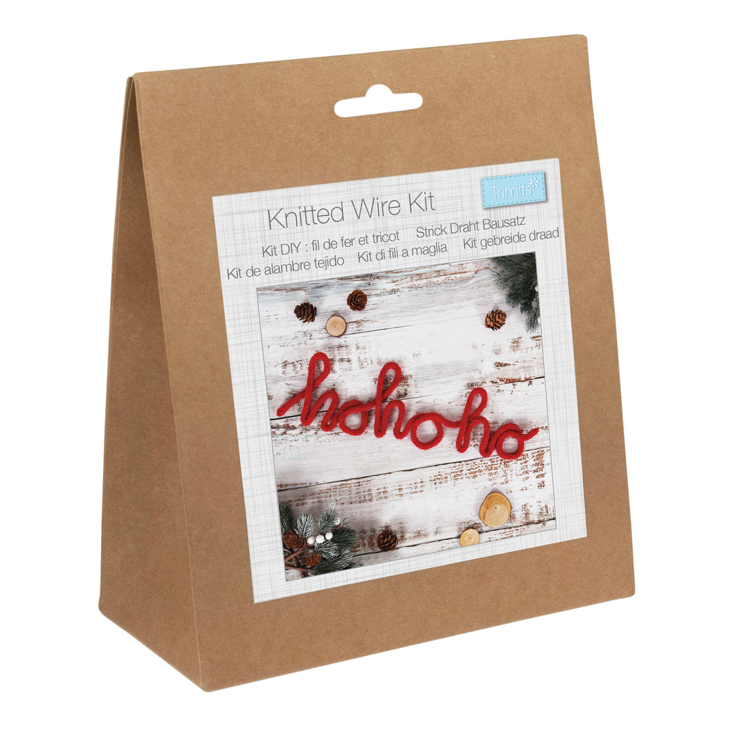 French Knitting Wire Kit- Ho Ho Ho