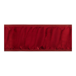 Premium Wired Edge Shiny Metallic Ribbon 63mm - by the metre