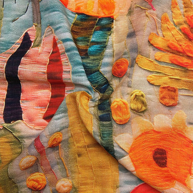 Cotton/Rayon Mix - Bali - Aztec Orange