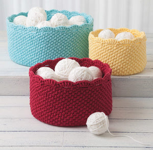 Annie's Crochet - Baskets for All - 14 Fabulous Projects