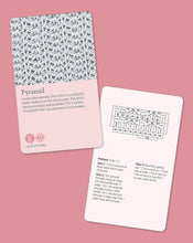 Load image into Gallery viewer, Tunisian Crochet Stitch Card Deck: 50 essential on-the-go stitches
