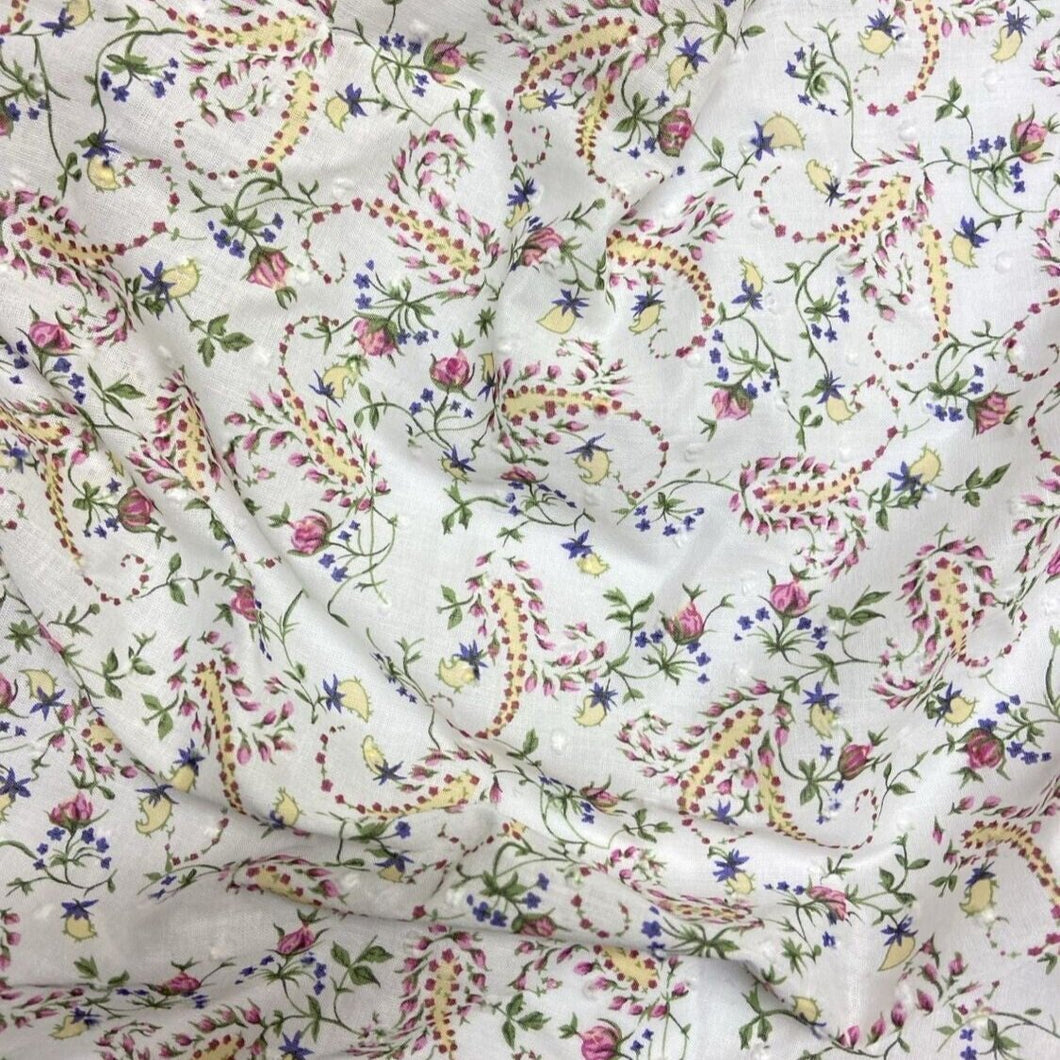 Corsage Pink China - 100% Cotton Lawn