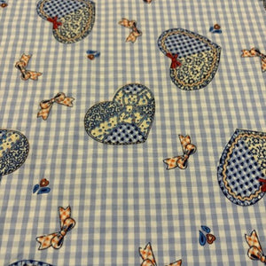 100% Cotton - Hearts & Bows