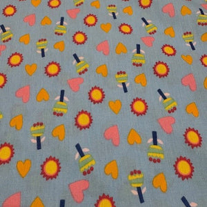 100% Cotton - Funky Floral