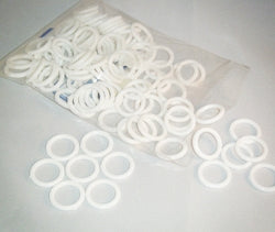 Rings - White Plastic