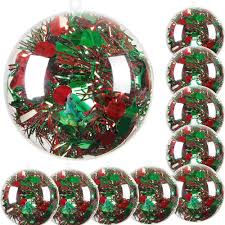 Plastic Fillable Bauble - 8cm