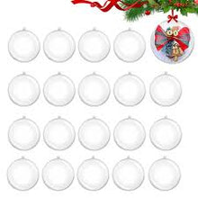 Load image into Gallery viewer, Plastic Fillable Bauble - 8cm