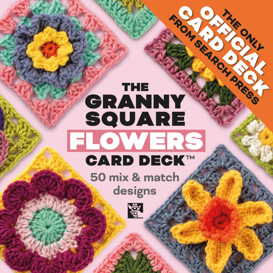 The Granny Square FLOWERS Card Deck - 50 mix & match designs