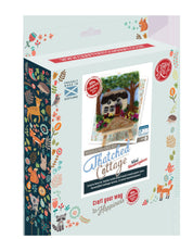 Load image into Gallery viewer, The Crafty Kit Company - Painting with Wool - Thatched Cottage - Needle Felting Kit