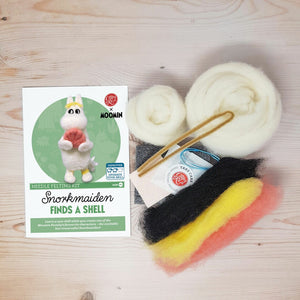The Crafty Kit Company - Moomin - Snorkmaiden Finds a Shell - Needle Felting Kit