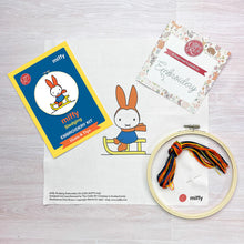 Load image into Gallery viewer, The Crafty Kit Company Embroidery Kit - Miffy Sledging