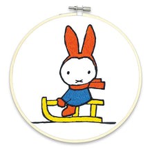 Load image into Gallery viewer, The Crafty Kit Company Embroidery Kit - Miffy Sledging