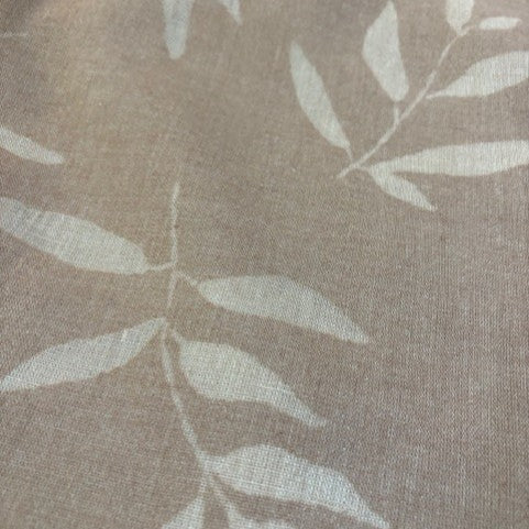 Linen Mix - Subtle Leaf