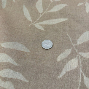 Linen Mix - Subtle Leaf