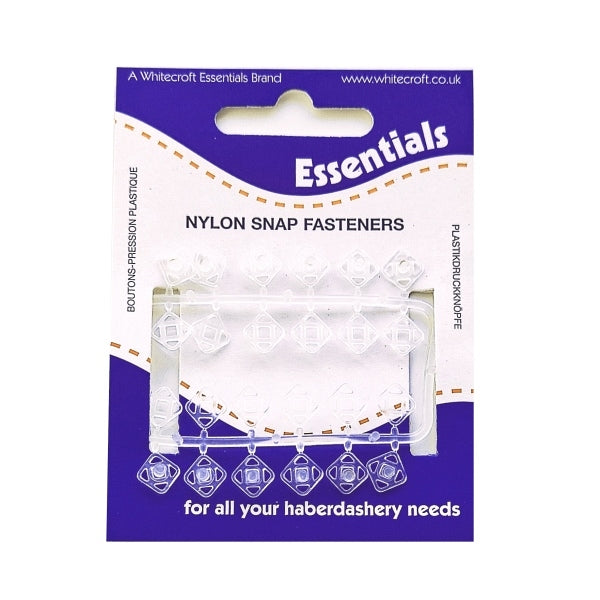 Snap Fasteners - Clear plastic