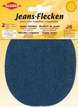 Load image into Gallery viewer, Patches - Sew on - Large Oval Denim