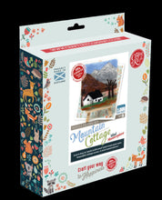 Load image into Gallery viewer, The Crafty Kit Company - Painting with Wool - Mountain Cottage - Needle Felting Kit