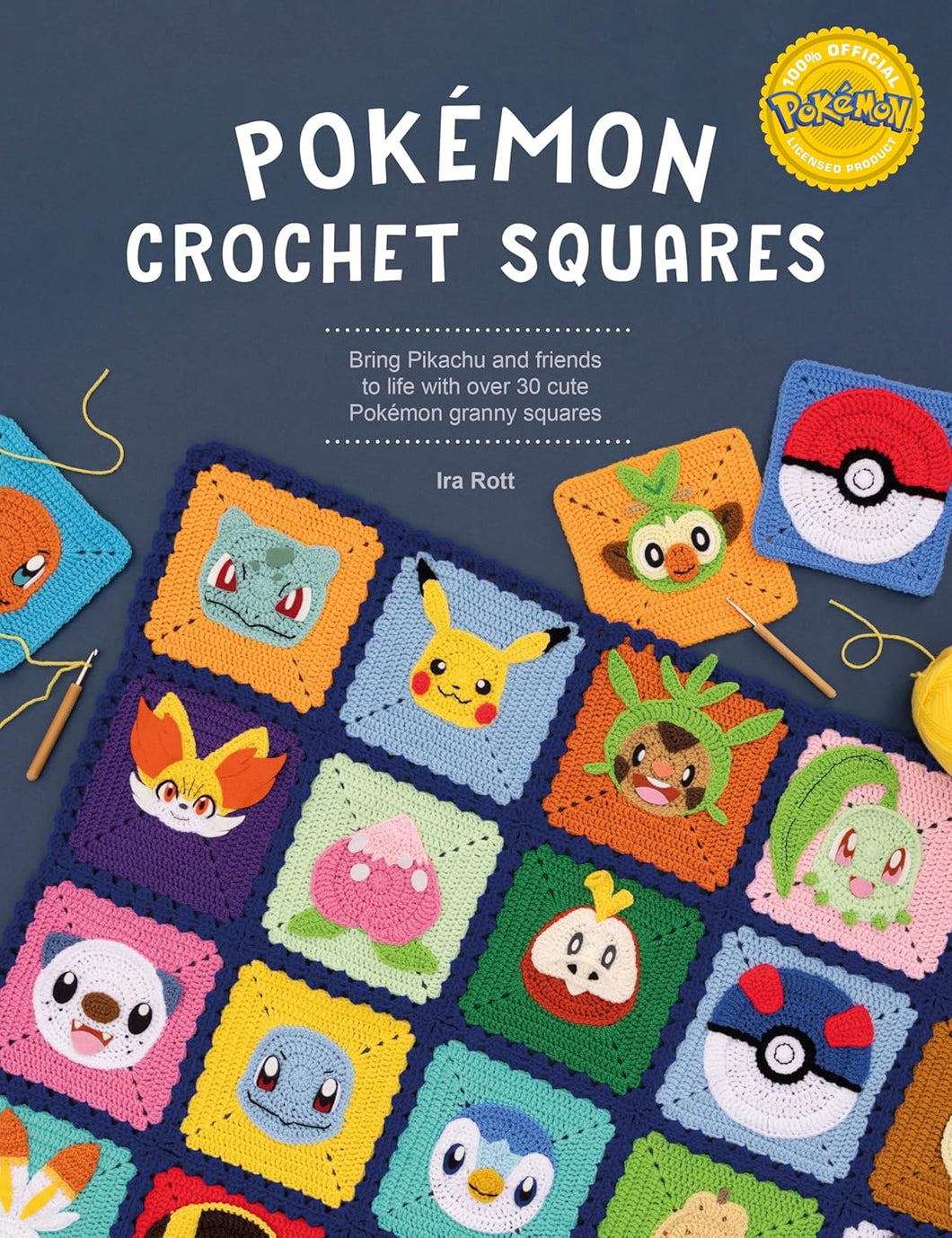 Pokémon Crochet Squares: over 30 cute Pokémon granny squares