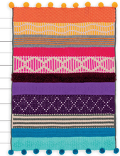 Load image into Gallery viewer, Mix &amp; Match Modern Crochet Blankets 100 patterned &amp; textured strips