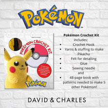 Load image into Gallery viewer, Pikachu Crochet Kit