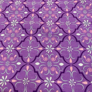 100% Cotton - Purple Princess  - SALE