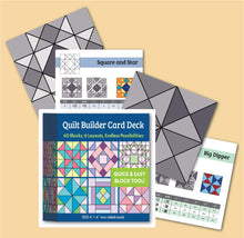 Load image into Gallery viewer, Quilt Builder Card Deck - 40 New Blocks &amp; 8 New Layouts