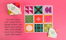 Load image into Gallery viewer, The Quilt Block Card Deck: 50 patchwork blocks to mix, match and quilt