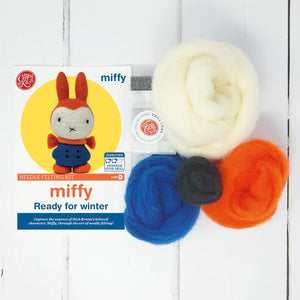 The Crafty Kit Company Needle Felting  - Miffy - Ready For Winter
