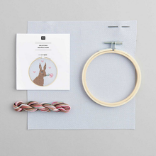 Load image into Gallery viewer, Rico Counted Cross Stitch Kit - Romantic Bunny