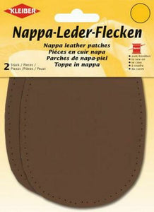 Patches - Sew on - Large Oval Leather