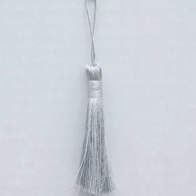 Silver Metallic Tassel