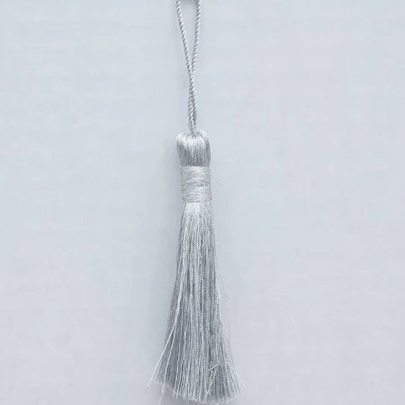 Silver Metallic Tassel