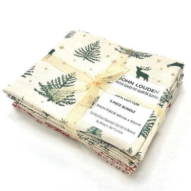 Christmas Festive Skandi Fat Quarter Pack -  John Louden