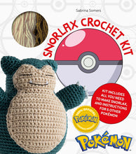 Load image into Gallery viewer, Snorlax Crochet Kit - Plus instructions to make 5 other Pokemon