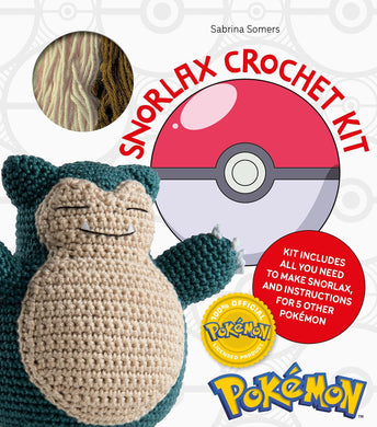 Snorlax Crochet Kit - Plus instructions to make 5 other Pokemon