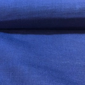 Linen Mix - Loose Weave - Royal Blue