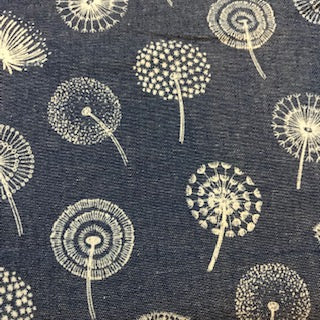 Chambray Denim - Dandelions