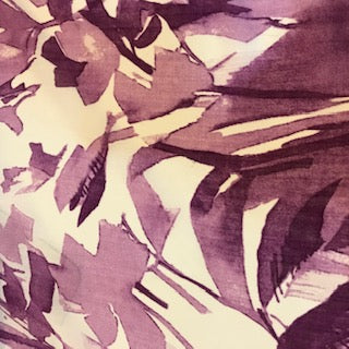 Remnant - Linen Mix - Purple Splash