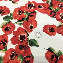 Load image into Gallery viewer, Cotton Spandex - Red