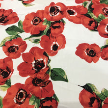 Load image into Gallery viewer, Cotton Spandex - Red