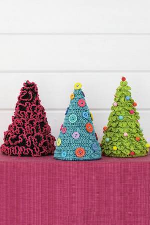 Crochet Kit - Set of 3 Christmas Trees
