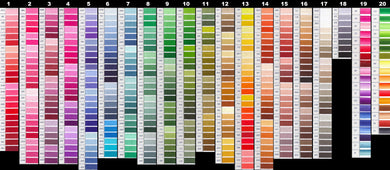 DMC Embroidery Threads No. 3000 - 3799