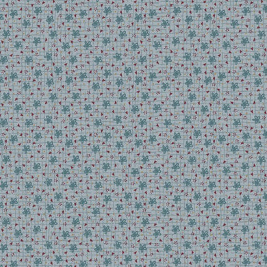 Botanicals by Lynette Anderson - Periwinkle - 100% Cotton
