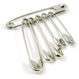 Safety Pins - Bunch of 6 assorted