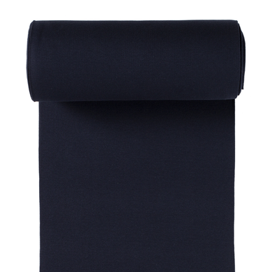 Cotton Jersey - Ribbed - Navy